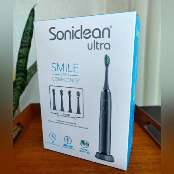 Soniclean Pro Other - NIB SONICLEAN Ultra Rechargeable Sonic Toothbrush w/ Bonus Toothbrush Heads